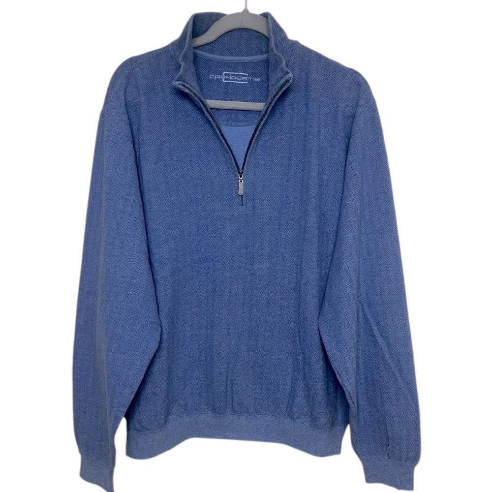 Carnoustie   Super soft 1/4 zip men's pullover - 100% cotton Like New.